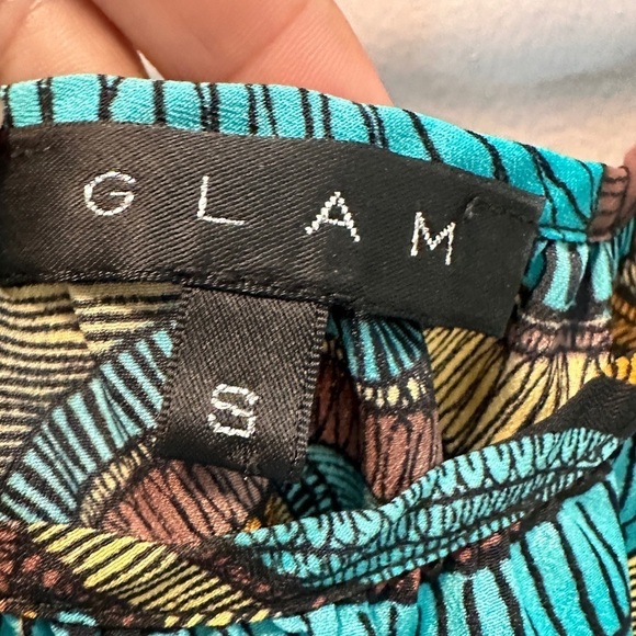 Glam Y2K Bohemian off the Shoulder Short Dress Size S - Picture 8 of 9